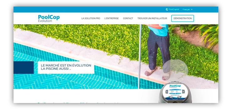 die neue website PoolCop