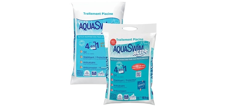 sel multifonction Salins AquaSwim Acti+ traitement eau piscine