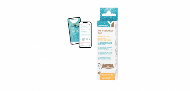 Tube de 50 bandelettes et application smartphone My POOL EXPERT