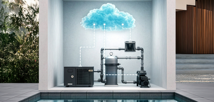 Poolex Nexus connecte et centralise les &eacute;quipements du local technique piscine Poolstar