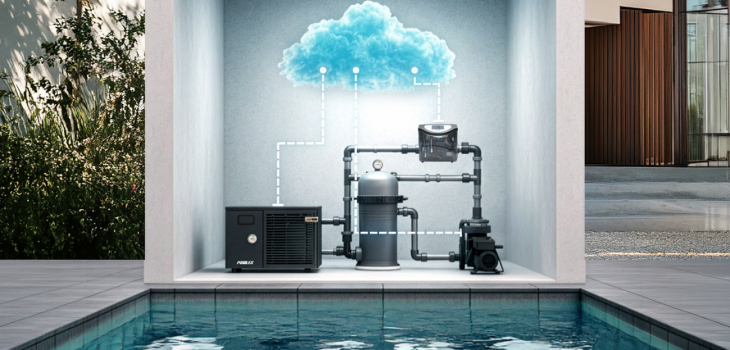 Poolex Nexus connecte et centralise les &eacute;quipements du local technique piscine Poolstar