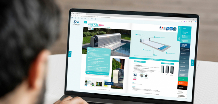 Nouvel &eacute;cosyst&egrave;me digital CF group pour accompagner les pisciniers