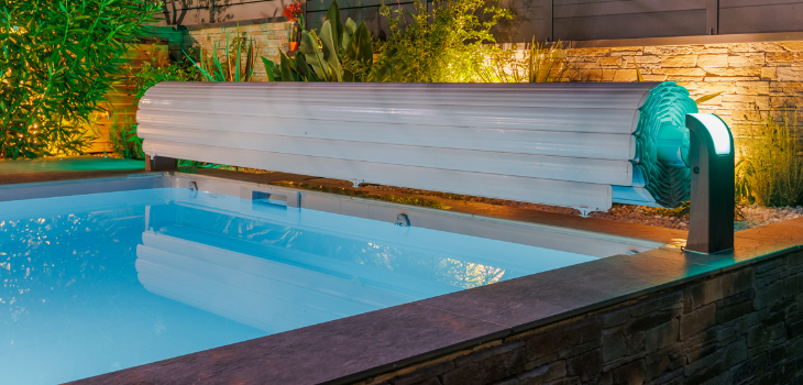 Rendre les piscines plus économes en eau Volet piscine hors-sol Open Aéro d'Abriblue