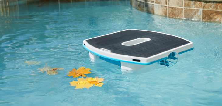 skimmi,nouveau,nettoyeur,surface,solaire,piscine,dolphin,maytronics