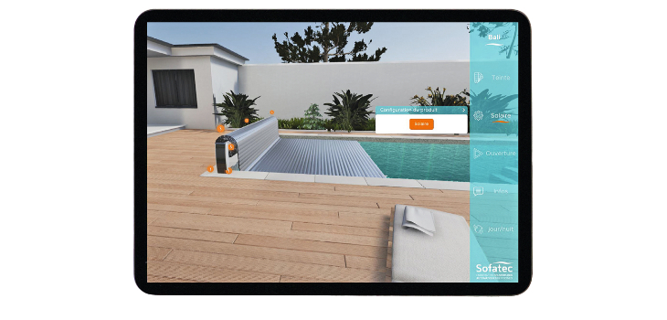 Configurateur 3D de Sofatec