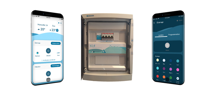 tild: connected standard box entirely controlled from a smartphone