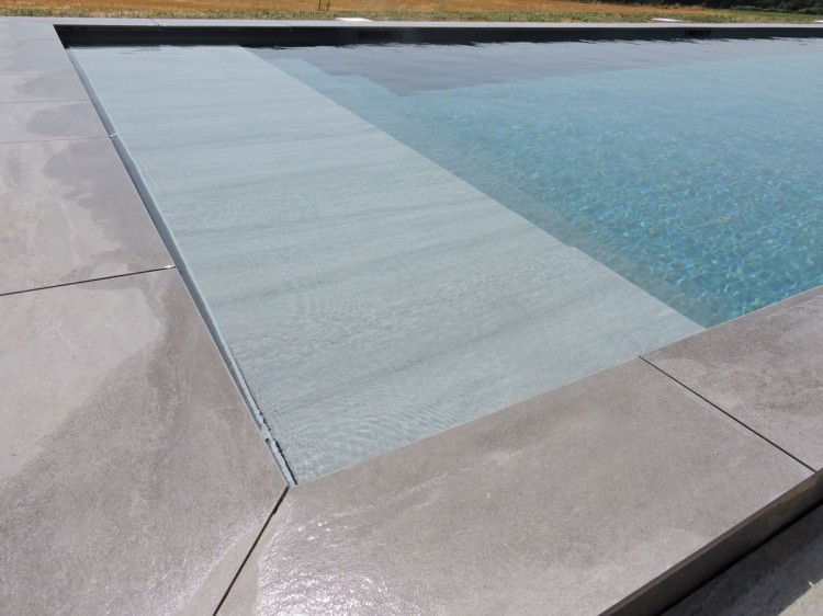 habillage de couverture immergée de piscine Top Cover