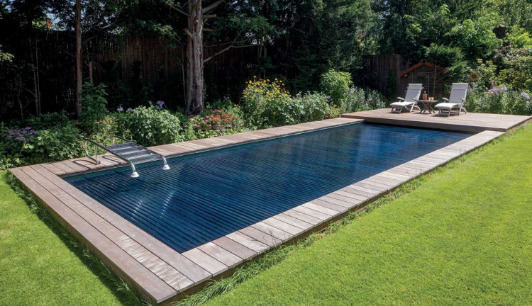 WaterBeck Rollladenabdeckung in Blau