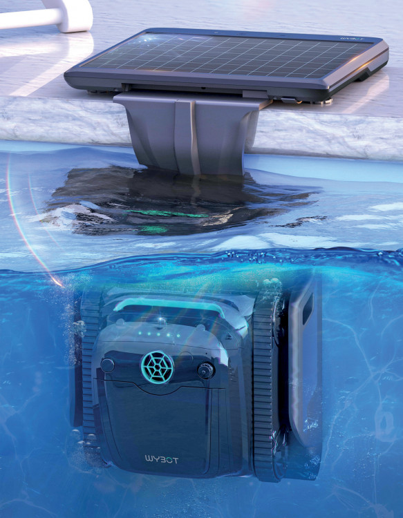Wybot S2 Solar Vision, solar-powered pool robot 
