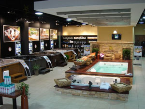 Showroom Hydropool spas