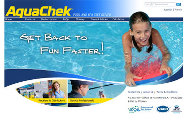 Website www.AquaChek.com