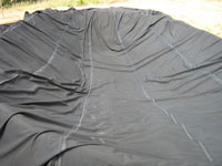 3rd step â€“ Placement of waterproof EPDM liner