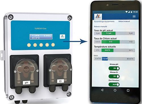 interface web pour piscines connectÃ©es avady connect