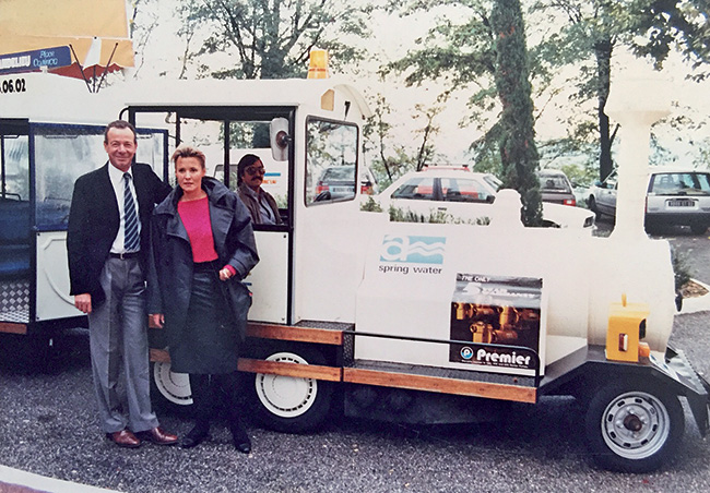 Alain MILHAU et sa fille