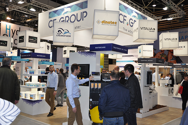 stand CF GROUP Piscine Global Europe 2018