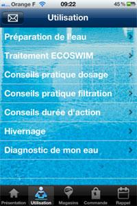 appli Ecoswim