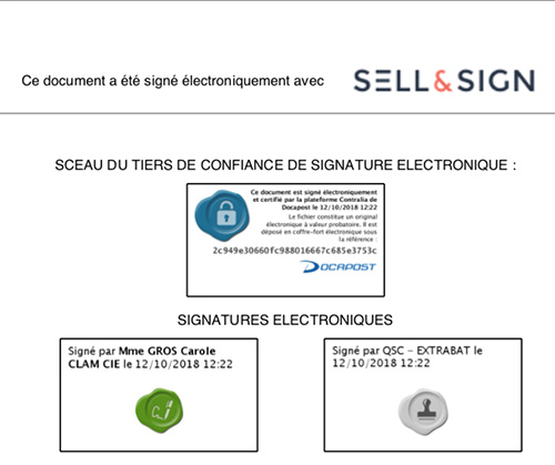 Sceau du tiers de confiance - Extrabat Piscines