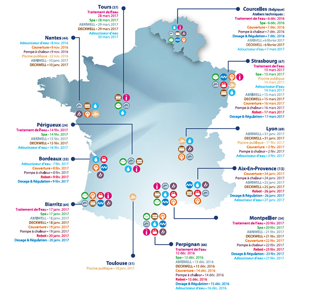 carte des formations