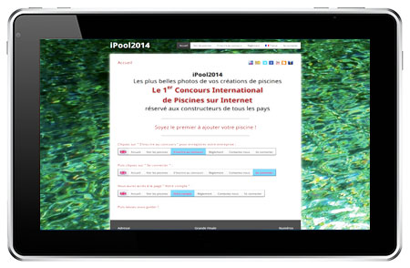 iPool 2014 sur tablette