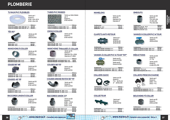 Catalogue Mareva 2019-2020 : pages Plomberie