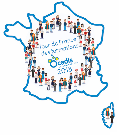 carte de france des journées Ocedis