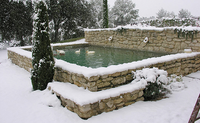 piscine en hiver geree par poolcop