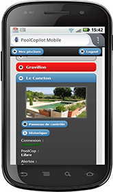 application mobile Poolcopilot