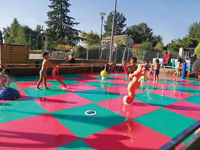 Aire de jeux aquatiques Jardin d'Eau d'Agradeau