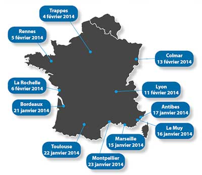 cartes des Journées