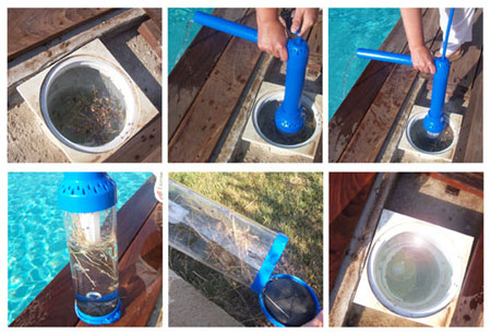 utilisation du Skimmer Vac