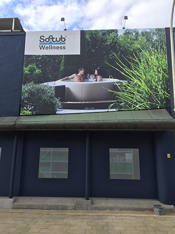 opening new Softub Showroom