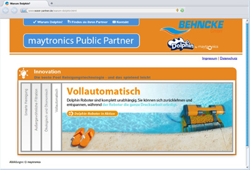 Behncke neue wave Partner webseite