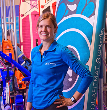 Lucile Woodward Stand Waterflex Poolstar Ã  Lyon 2016