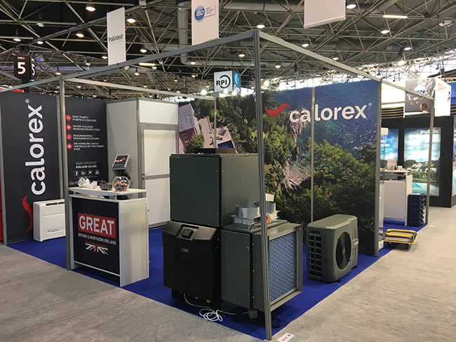 Stand Calorex salon Piscine Global Europe Ã  Lyon en 2018