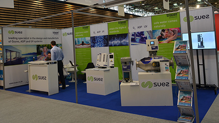 Stand suez Triogen salon Piscine Global 2016